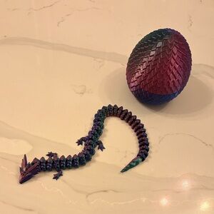 3D Printed Dragon & Egg
